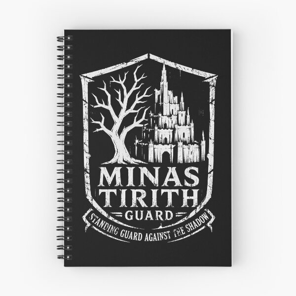 Item preview, Minas Tirith Guard Negative Space Badge designed and sold by agearb.
