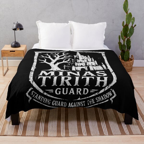Item preview, Minas Tirith Guard Negative Space Badge designed and sold by agearb.