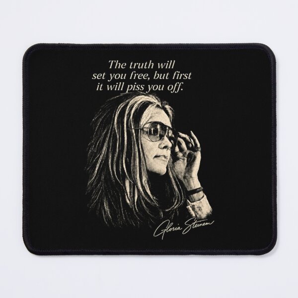 Item preview, Gloria Steinem Quote, The Truth Will Set You Free, Vintage Feminist designed and sold by sonjensenStudio.