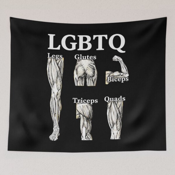 Item preview, LGBTQ Legs Glutes Biceps Triceps Quads designed and sold by PolancosusOni.