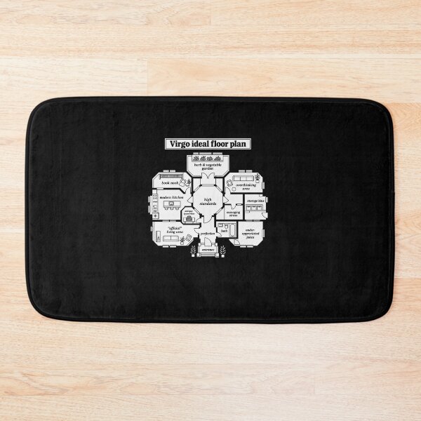 Item preview, Funny Virgo Ideal Floor Plan Humor Art designed and sold by elderberry.