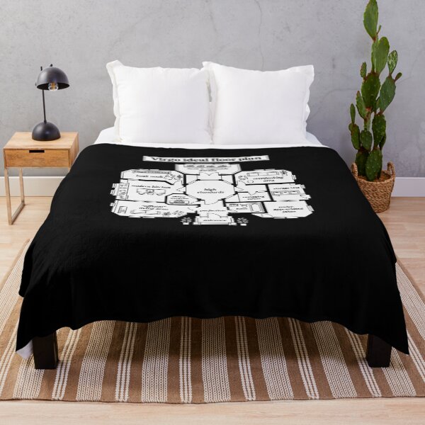 Item preview, Funny Virgo Ideal Floor Plan Humor Art designed and sold by elderberry.