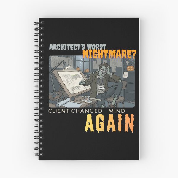 Item preview, Halloween Architect Shirt, Worst Nightmare designed and sold by BlueprintBold.