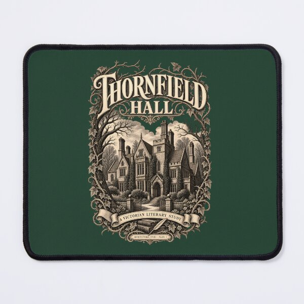 Item preview, Thornfield Hall – Vintage Jane Eyre Gothic Architecture Illustration designed and sold by AmiGraph.
