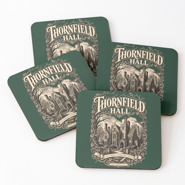 Item preview, Thornfield Hall – Vintage Jane Eyre Gothic Architecture Illustration designed and sold by Creatiforge.