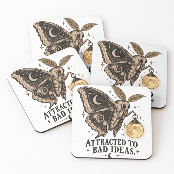 Item preview, Attracted to Bad Ideas – Vintage Lunar Moth designed and sold by Lumvero.