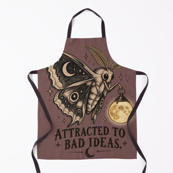 Item preview, Attracted to Bad Ideas – Vintage Lunar Moth designed and sold by Lumvero.