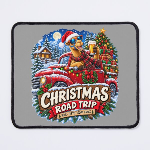 Item preview, Christmas Road Trip Funny Christmas Camel – Gift – Camel Santa Is Coming To Town – Funny Camel T-Shirt Gift for Camel Lovers designed and sold by Camel & Quirk.