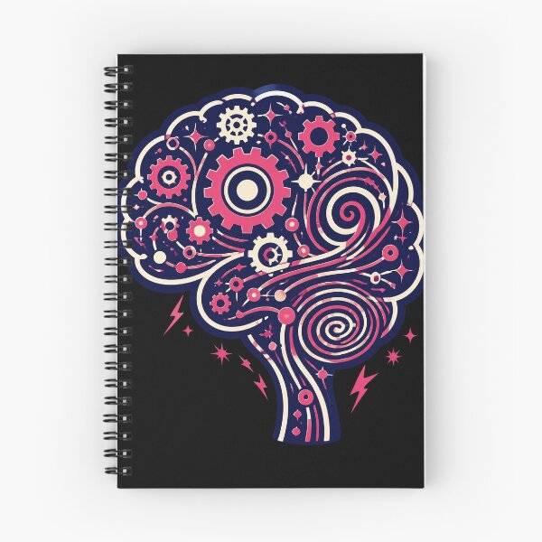 Item preview, Neurodivergent Brain Energy Gears Spin designed and sold by Fun2Fentastic.