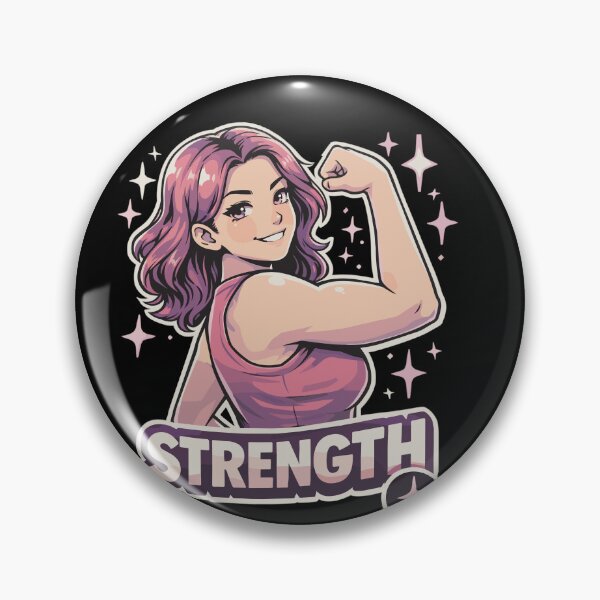 Item preview, Anime Girl Power & Strength – Female Empowerment designed and sold by Pineapple-Tree.