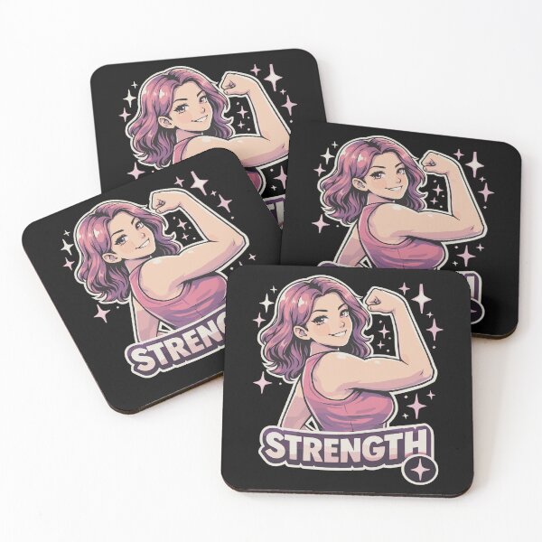 Item preview, Anime Girl Power & Strength – Female Empowerment designed and sold by Pineapple-Tree.