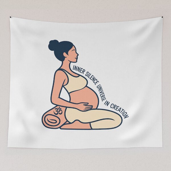 Item preview, Inner Silence Universe In Creation Yoga Art designed and sold by 108stillness.