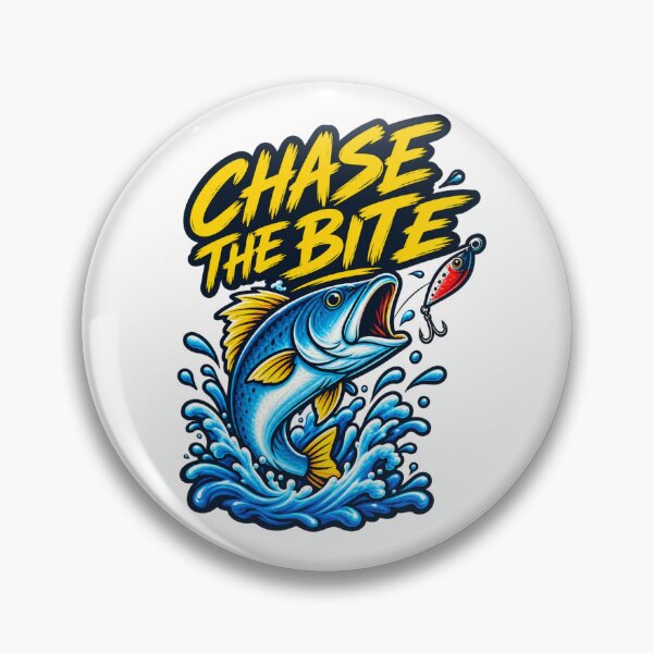 Item preview, Chase The Bite - Bass Fishing, Largemouth Angler designed and sold by Microskills Mafia.