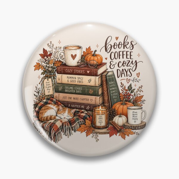 Item preview, Fall Bookish, Cozy Autumn Reading Book Lover, Cute Fall Reader Aesthetic, Warm Seasonal Gift for Bookworms designed and sold by Quiajia.