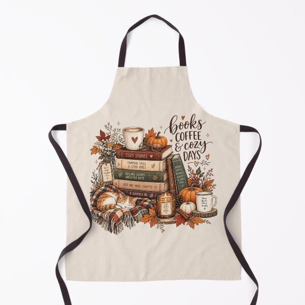 Item preview, Fall Bookish, Cozy Autumn Reading Book Lover, Cute Fall Reader Aesthetic, Warm Seasonal Gift for Bookworms designed and sold by Quiajia.