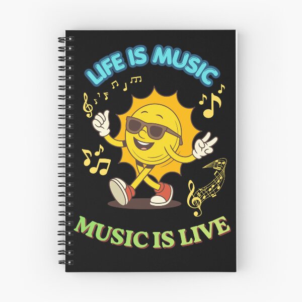 Item preview, Live Is Music Music Is Live Funny Gifts For Music Fans designed and sold by zebek-design.