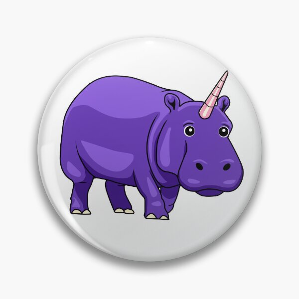 Item preview, Unicorn Hippopotamus designed and sold by Jaudaux Designs.