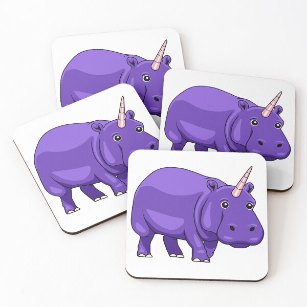 Item preview, Unicorn Hippopotamus designed and sold by Jaudaux Designs.
