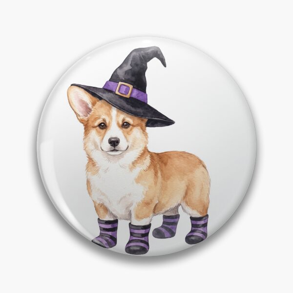 Item preview, Witch Corgi Boots designed and sold by Tiffany Roy.
