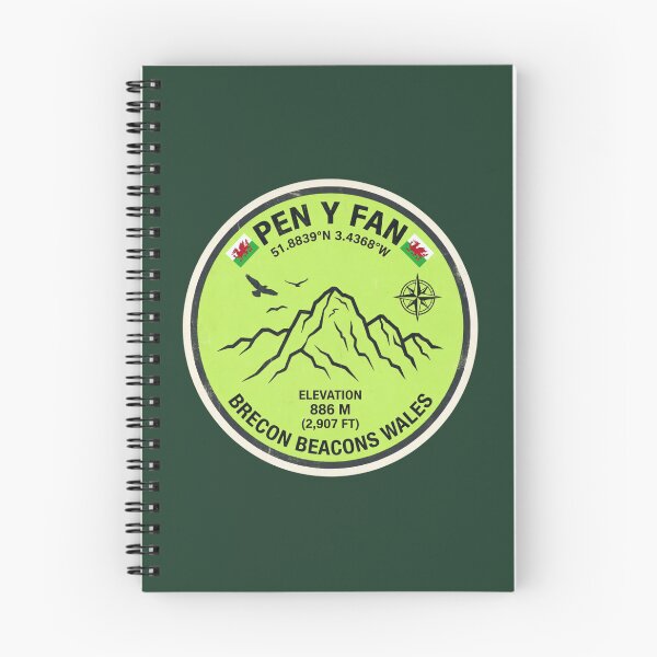 Item preview, Pen Y Fan Brecon Beacons Wales Mountain Elevation 886m designed and sold by jeshands.