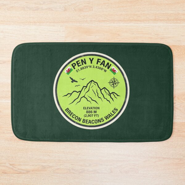 Item preview, Pen Y Fan Brecon Beacons Wales Mountain Elevation 886m designed and sold by jeshands.