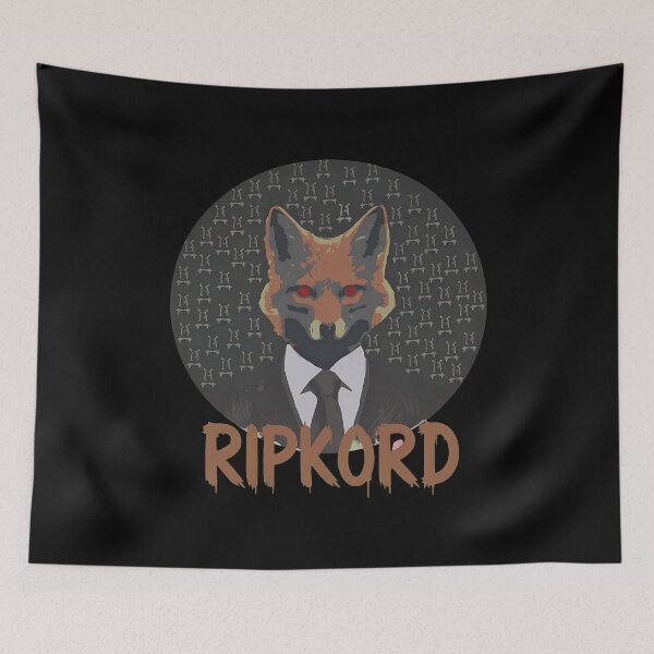 Item preview, RIPKORDS Fox Drip Suit Red Eyes Edgy Cool designed and sold by cacaScorner.
