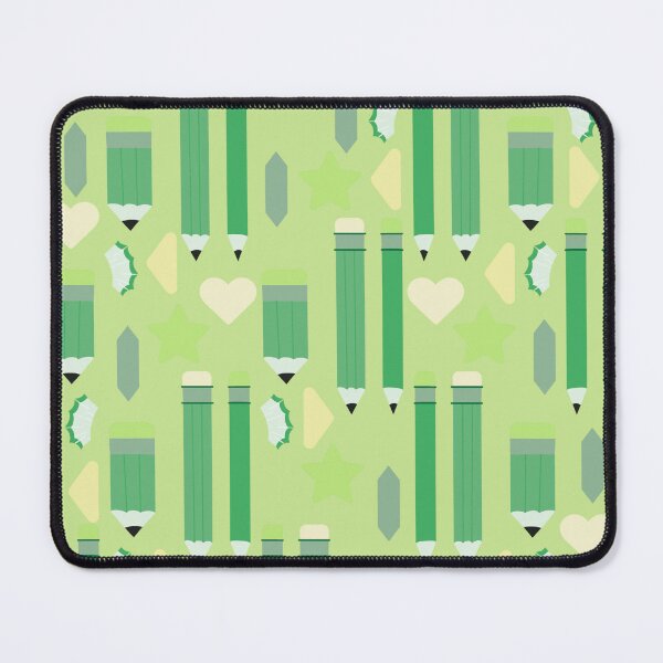 Item preview, Sweet School Days – Pastel Pencils & Hearts Pattern | Green designed and sold by Frohyou.