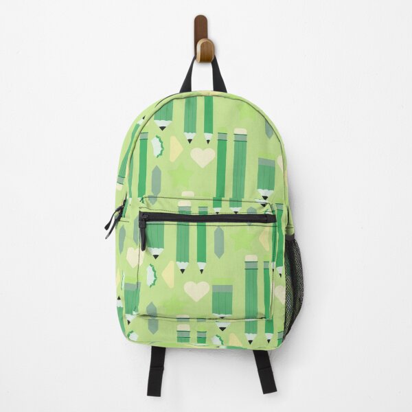 Item preview, Sweet School Days – Pastel Pencils & Hearts Pattern | Green designed and sold by Frohyou.