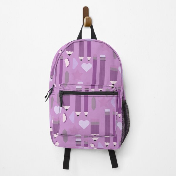 Item preview, Sweet School Days – Pastel Pencils & Hearts Pattern | Purple designed and sold by Frohyou.