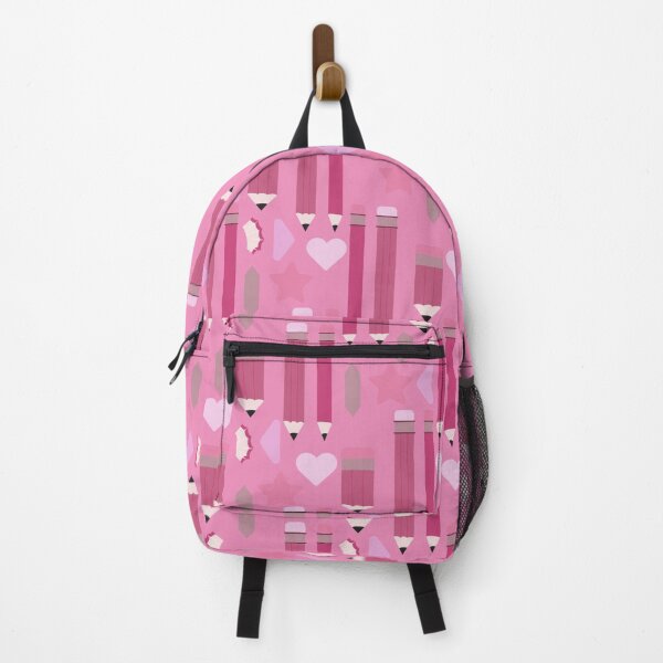 Item preview, Sweet School Days – Pastel Pencils & Hearts Pattern | Pink designed and sold by Frohyou.