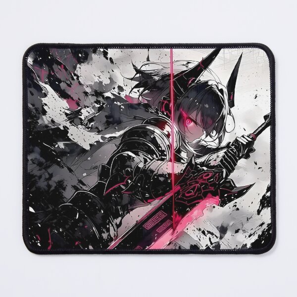 Item preview, Dark Fantasy Dragon Knight – Pink Gothic Valkyrie Warrior Anime Art designed and sold by Dyan4.
