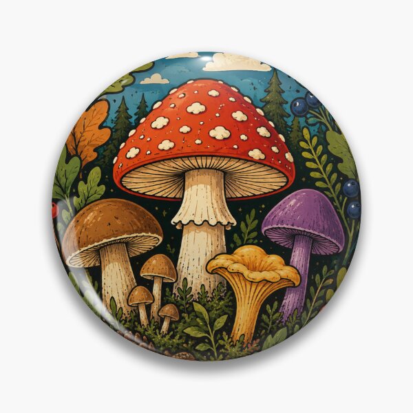 Item preview, Enchanted Mushroom Forest designed and sold by BIM-BEAR.