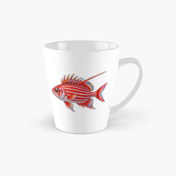 Item preview, Holographic Squirrelfish Red Reef Fish Art designed and sold by KenworksDigital.