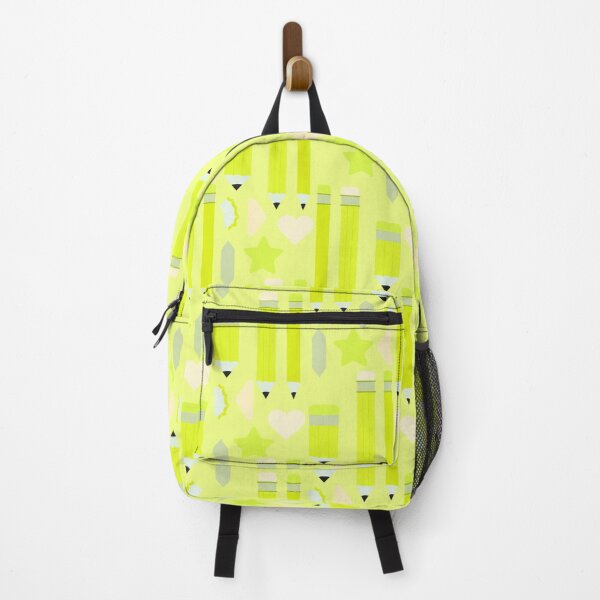 Item preview, Sweet School Days – Pastel Pencils & Hearts Pattern | Chartreuse designed and sold by Frohyou.
