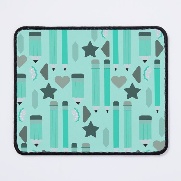 Item preview, Sweet School Days – Pastel Pencils & Hearts Pattern | Teal designed and sold by Frohyou.