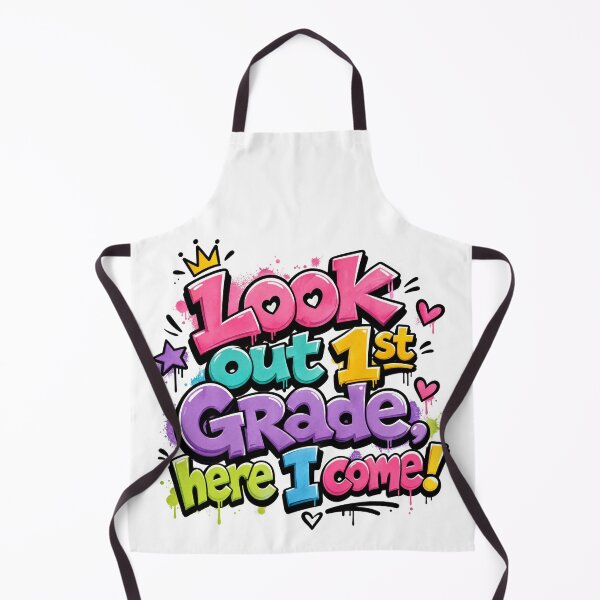 Item preview, Look Out 1st Grade, Here I Come – Colorful Back to School designed and sold by MomParentADHD.