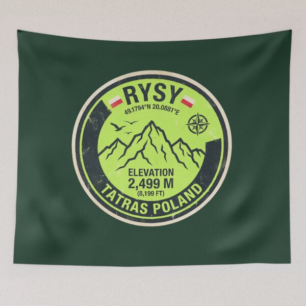 Item preview, Rysy Tatras, Polonia. Pico más alto: 2499 m. designed and sold by jeshands.