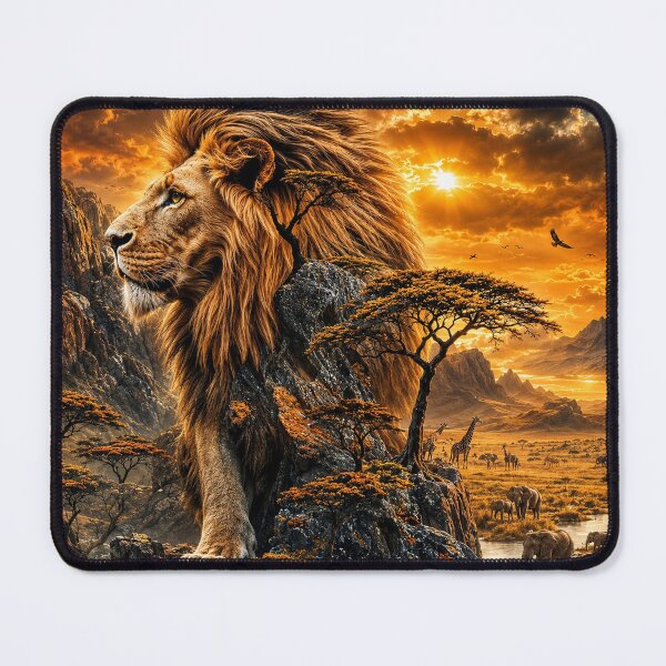 Item preview, AFRICAN LION designed and sold by johnnyssandart.