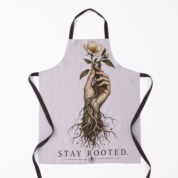 Item preview, Stay Rooted – Hand & Flower Botanical Art designed and sold by Lumvero.