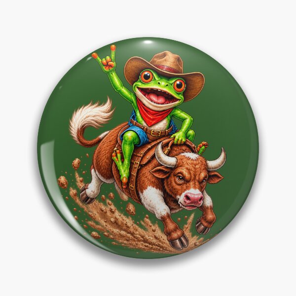 Item preview, Funny Cowboy Frog Bull Rider designed and sold by Houldi.