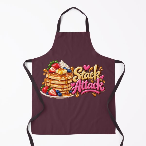 Item preview, Stack Attack – Cute Pancake Breakfast Lover Design designed and sold by HO•Designs.