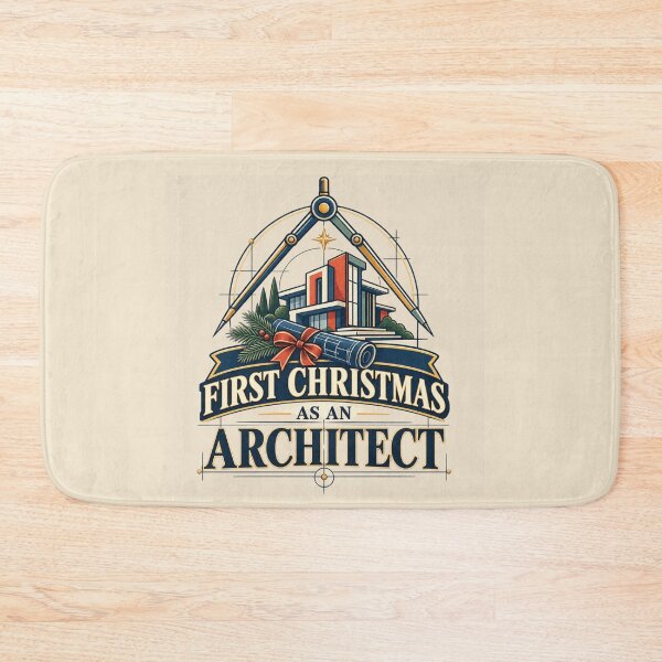 Item preview, First Christmas as an Architect – New Architect Christmas Gift designed and sold by astersgraphics.