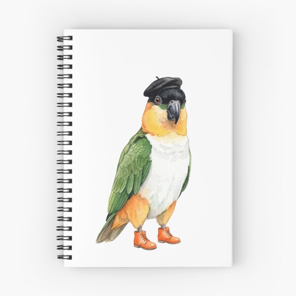 Item preview, Caique Parrot Beret designed and sold by Roy & Tiffany.