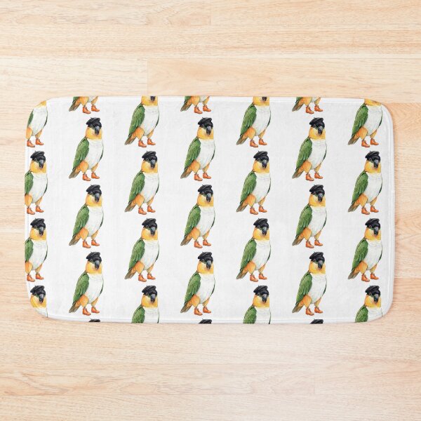 Item preview, Caique Parrot Beret designed and sold by Tiffany Roy.