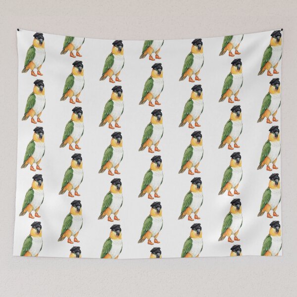 Item preview, Caique Parrot Beret designed and sold by Roy & Tiffany.
