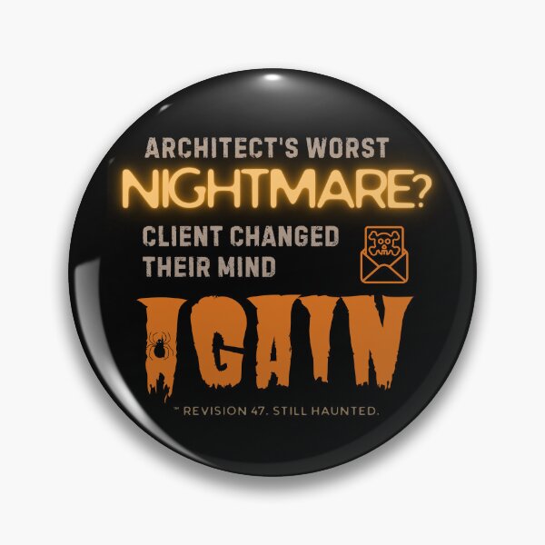 Artikelvorschau, Halloween-Shirt für Architekten, das schlimmste Albtraum-Shirt entworfen und verkauft von BlueprintBold.
