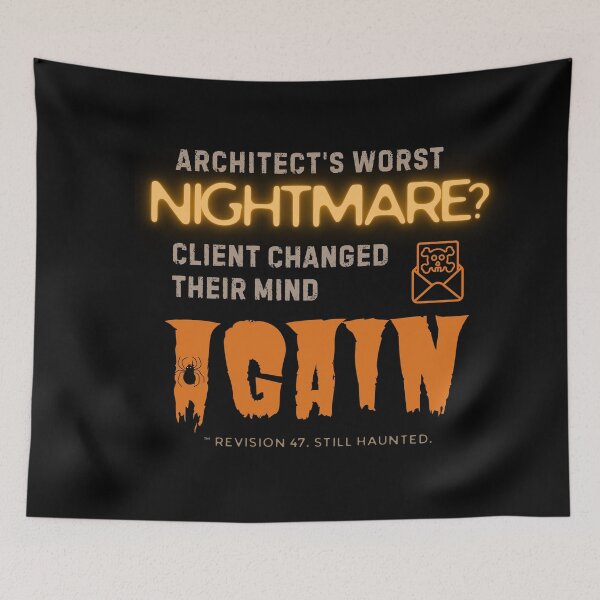 Item preview, Halloween for Architect, Worst Nightmare shirt designed and sold by BlueprintBold.