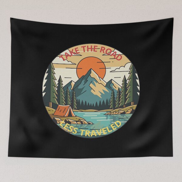 Item preview, Take The Road Less Traveled Adventure designed and sold by zebek-design.