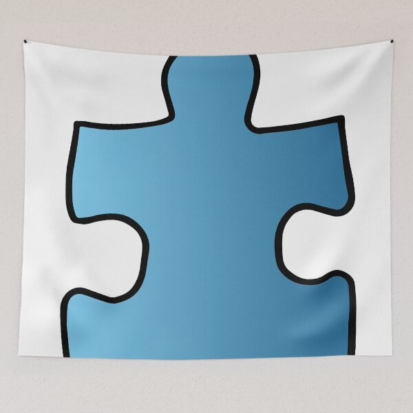 Item preview, Subtle Blue Gradient Autism Puzzle  designed and sold by janewwu.