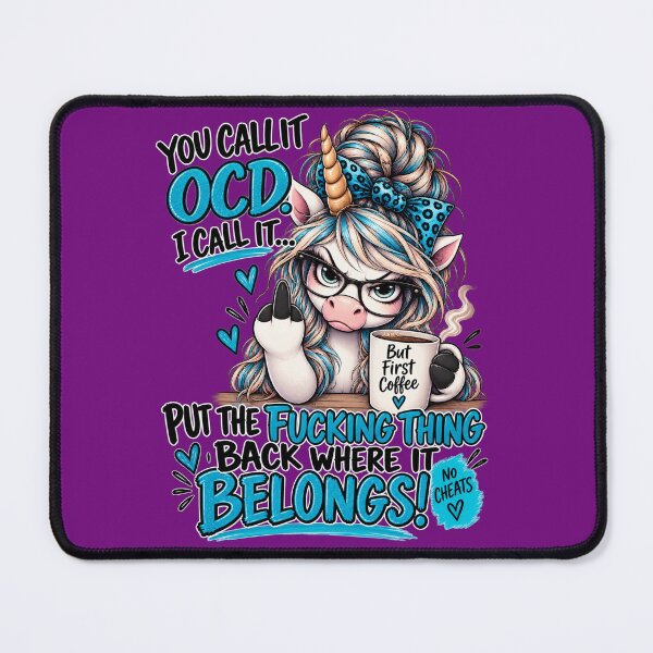 Item preview, You Call It OCD Unicorn Coffee Funny Quote designed and sold by OutlanderDesigns.